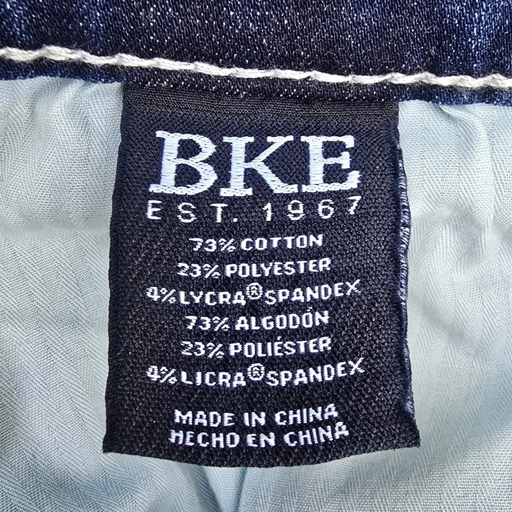 BKE Jake Straight Leg Mens Jeans 29x30 Dark Wash 4-Way Stretch GBS16576S NEW NWT